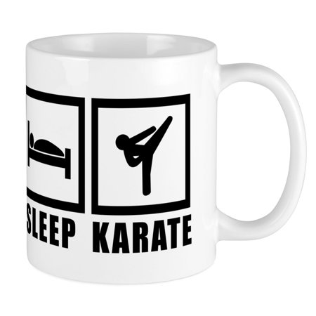 

CafePress - Eat Sleep Karate Mug - Ceramic Coffee Tea Novelty Mug Cup 11 oz