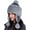Grey, variant on Women Faux Trapper Hat Cossack Russian Ushanka Hat Winter Warm Ear Flaps Mongolian Cap Furry Pompom Cap
