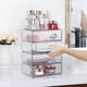 thumbnail image 3 of Organizador de maquillaje Vtopmart transparente de 5 niveles con cajón para tocador, 3 of 6