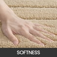thumbnail image 3 of OEAKAY Bathroom Rug, Ultra Soft Absorbent Bath Rug for Bathroom, Premium Microfiber Shag Bath Mat, Non-Slip Bath Rug Machine Washable (24"x36", Beige), 3 of 8