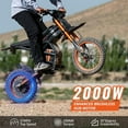 thumbnail image 2 of GT54 Riding'times 37MPH Electric Dirt Bike for Teens Adults,48V27AH Electric Motorcycle with 14"/12" Fat Tire Ebike, 2000W Dual Hydraulic Brakes Mountain Off-Road, 2 of 9