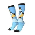 thumbnail image 2 of Saiise Bluey Funny Socks Men Women Boys Kids Adults Novelty Graphic Crew Tube Socks Crazy Design Casual Dress Socks for Sports,Running,Travel, 2 of 7