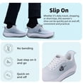 thumbnail image 4 of HI HATIDE Wide Toe Box Shoes Women Arch Support Walking Shoes for Plantar Fasciitis Wide Width Orthotic Tennis Sneakers, 4 of 7