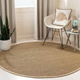 thumbnail image 2 of SAFAVIEH Natural Fiber Maisy Solid Area Rug, Natural/Beige, 4' x 4' Round, 2 of 8