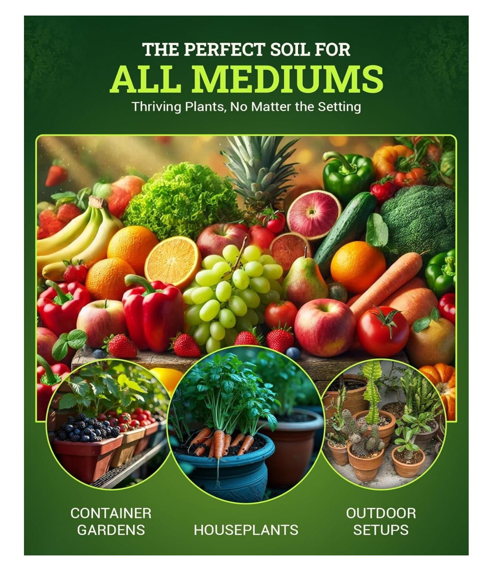 Ocean Forest Potting Soil, 12 Quart (2 Pack) - Light, Aerated Texture