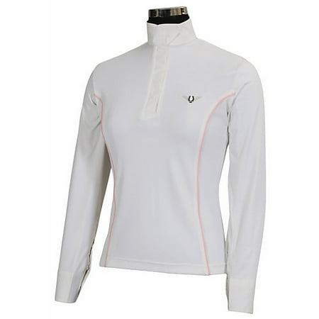 Tuffrider Ladies Show Shirt - TuffRider Ladies Kirby L/S Show Shirt S White