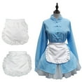 thumbnail image 2 of Women Waist Aprons Maid Costume Half Apron Maid Apron, 2 of 13