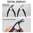 thumbnail image 4 of Nail Clippers for Men, Curved Head Toenail Clippers For Seniors For Thick Toenails Long Handle Toe Nail Clippers With Catcher Stainless Steel Angled Nail Clippers, 4 of 6