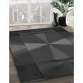 thumbnail image 2 of Ahgly Company Indoor Round Patterned Charcoal Black Area Rugs, 5' Round, 2 of 6