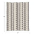thumbnail image 2 of Somerset Home 50x60-Inch Machine Washable Fleece Blanket with Snowflakes, 2 of 8