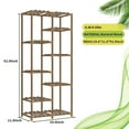 thumbnail image 7 of YIHATA Plant Stand, Indoor Outdoor Plant Shelves 10 Tiers Indoor Plant Holder for Living Room Outdoor Plant Rack Indoor Multiple Plants Patio Balcony Garden, 7 of 7