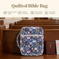 thumbnail image 7 of Xixirimido Bible Cover Case for Women, Large Bible Bag Bible Study Supplies Accessories Quilted Bible Carrying Cases with Handle Christian Gift, Boho Abstract Floral, 7 of 7