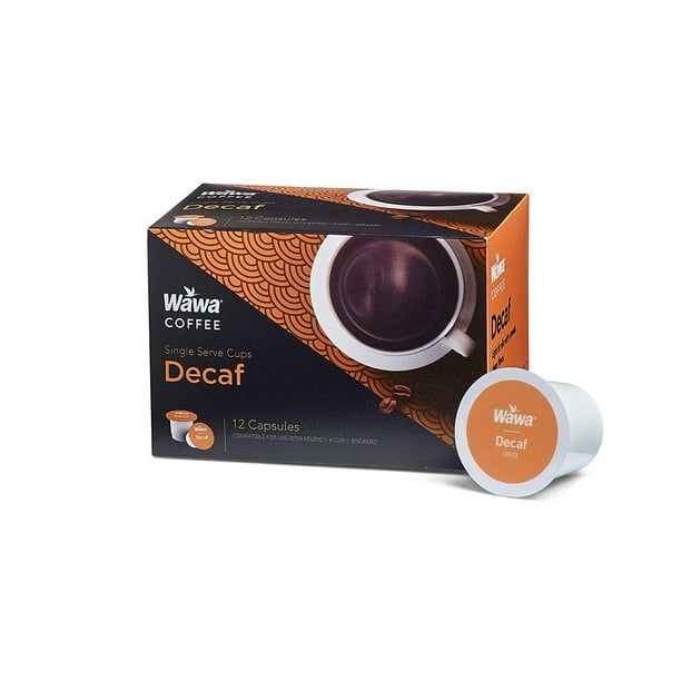 Wawa Coffee Single serve cups for Keurig KCup Brewers DECAF 12 Count