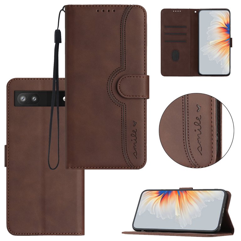 Google Pixel 7a Leather Wallet Case