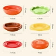 thumbnail image 5 of Sylvtty Hamburger Appetizer Plates Set 6-Layer Mini Plate Sets for Dessert Sauces Dip Stackable Serving Dishes for Snacks Sushi Parties, 5 of 6
