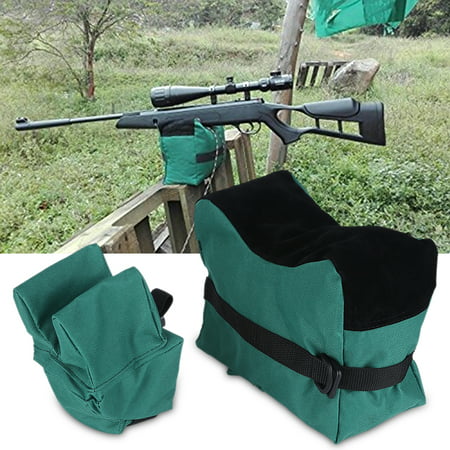Anauto Unfilled Front & Rear Shooters Gun Rest Sand Bags Shooting Bench Steady Sandbag, Shooting Bench Sandbag, Shooting