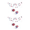 thumbnail image 4 of sweethay Guirnalda de escalera a la moda para bodas rojo ambiente festivo más fuerte delicado romántico Trump cumpleaños serpentinas debajo Azul 2Conjunto, 4 of 6
