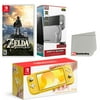 Nintendo Switch Lite Console Yellow with The Legend of Zelda: Breath of the Wild, Protective Case, Screen Protector and Screen Cleaning Cloth Bundle