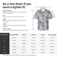 thumbnail image 4 of Fotbe Colorful Mandalas Hawaiian Shirt for Men Unisex Summer Beach Casual Short Sleeve Cotton Linen Button Down Shirts-XX-Large, 4 of 5