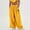 Yellow, variant on Tittly Palazzo Pants Lounge Pants Women Linen Pants Women Straight Leg Summer Cotton Casual High Waist Elastic Linen Beach Pants Pants for Women Trendy Comfy Pants Women AG L
