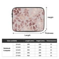 thumbnail image 3 of Rse Gold Elegant Leaf Portable Laptop Sleeve Compatible with MacBook Air Notebook Computer Case for Men Women College School Students, 3 of 7