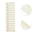 thumbnail image 3 of Unique Bargains 1 Pc Wave Rectangular Hair Comb White Acetate Sheet, 3 of 6