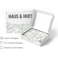 thumbnail image 4 of HAUS AND HUES Minimalist Line Art Wall Decor Woman Art Print Minimalist Art Wall Decor, Silhouette Wall Art Minimalist Line Art Posters, Minimalist Face Collage Line Art (16x20, Framed Black), 4 of 6
