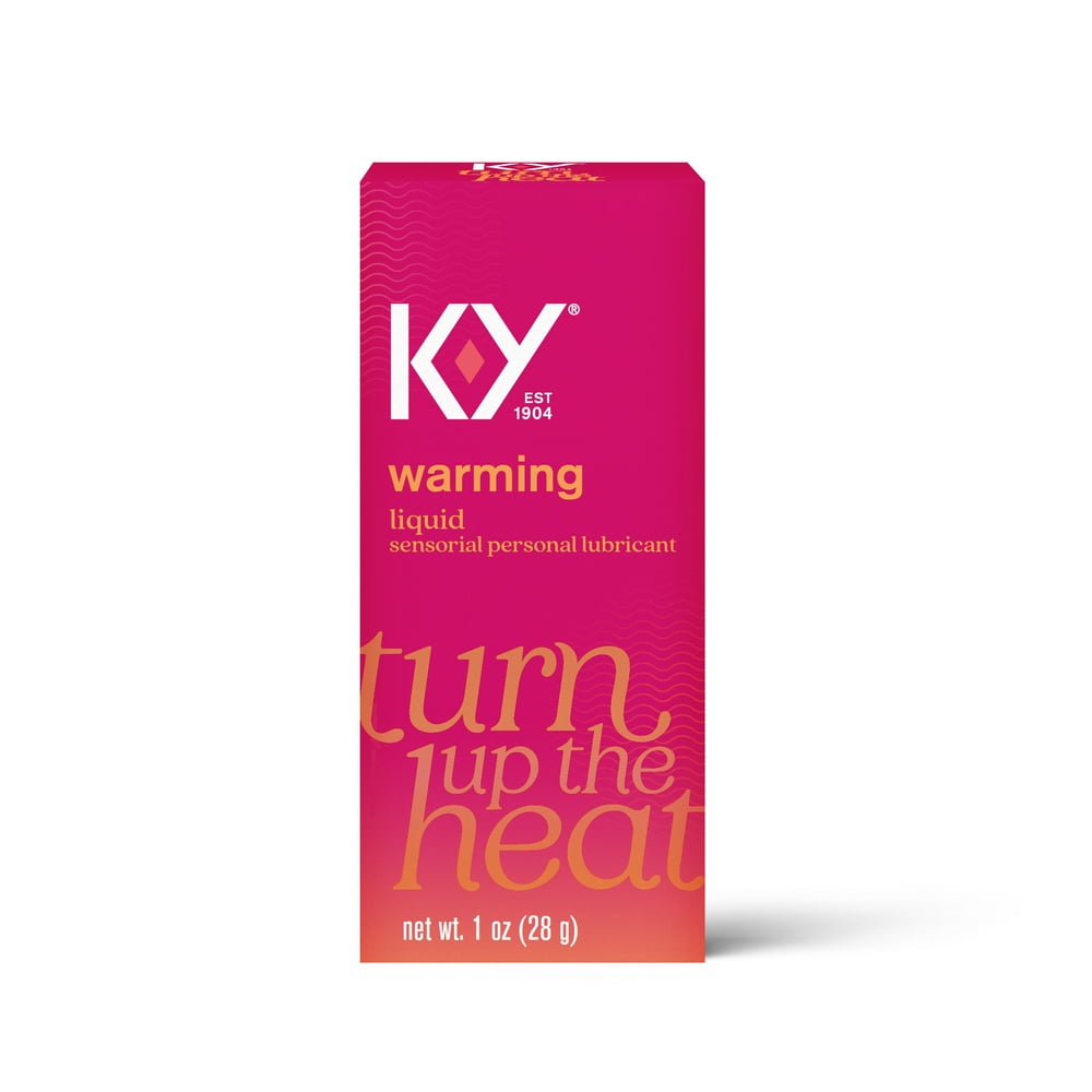 KY Warming Liquid Lube, Sensorial Personal Lubricant, Glycerin Based