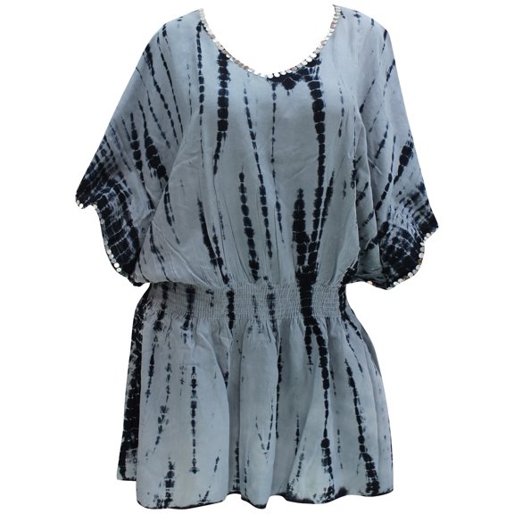 HAPPY BAY Women's Beachwear Swimsuit Coverups for Women Summer Swim Beach Dress Cover ups for Swimwear Women Loose Bathing Suit Cover-up Shirt L-XL Grey_AC263