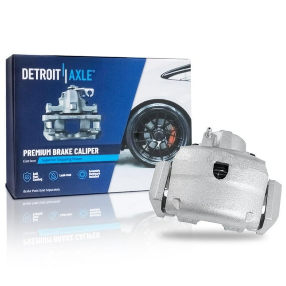 Detroit Axle - Front Passenger Side Disc Brake Caliper w/Bracket Replacement for Ford Escape Mazda Tribute Mercury Mariner