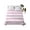 Pink, variant on Pink Stripe California King Size Flat Sheet, Wrinkleproof & Fadeproof Cooling Flat Bed Sheet Only, Modern Simple Geometric White Striped Breathable Soft Bedding Top Sheets 108 x 98 Inches