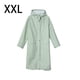 thumbnail image 2 of Wosthever Chubasquero largo Unisex para mujer, chaqueta impermeable para la lluvia con capucha, ropa impermeable portátil, traje, ropa para senderismo, Paraguas de lluvia Verde XXL Wosthever HA067004-09, 2 of 6