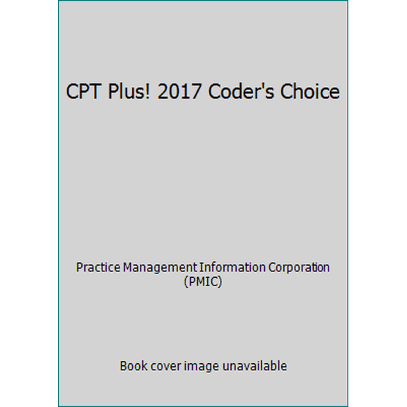 Pre-Owned CPT Plus! 2017 Coder's Choice (Unknown) 1943009384 9781943009381
