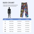 thumbnail image 3 of Mens Pajama Pants Ultra Soft Comfy Lounge Sleep Pants Print Loose Casual Bottoms Loungewear, 3 of 8
