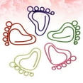 thumbnail image 2 of Shisuyan 24Pcs Lovely Little Feet Shaped Photo Clips Paper Clips Creative Note Clips Paper Pin for Party Gift Office, 2 of 9