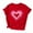 QRJ2-Valentine's Day-Red, variant on VKOYWKM Valentine's Day T-Shirt for Women Romantic Heart Graphic Tees Womens Tops Short Sleeve Crew Neck Spring T Shirts