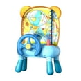 thumbnail image 4 of Catching Balls Toy CUTICAT juguete educativo Montessori juego de mesa azul con patas, 4 of 8