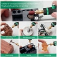 thumbnail image 5 of Fmxomd Mini Cordless Rotary Tool, 5-Speed 3.7V Rechargeable Rotary Tool Kit with Multi Accessories, USB Charging Multi-Purpose DIY Tool for Sanding, Polishing, Drilling, Engraving(Green), 5 of 9