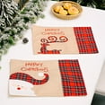 thumbnail image 2 of tredstone Table Cloth Christmas Decor Xmas Ornament Softness Multipurpose Workmanship Household Accessories Decorative Cute Design Printed Elder Pattern, 2 of 8