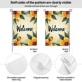 thumbnail image 2 of Fall Thanksgiving Floral 12 Garden Flag 12.5x18 Inch Double Sided For Outside Small Burlap Yard Flag 1 Flag, 2 of 5