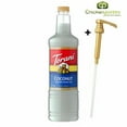 thumbnail image 1 of Torani Coconut Flavoring Syrup, Professional Tropical Island Beverage Base with Bonus Squeeze Pump, 1 Liter (33.8 fl oz), 1 of 5
