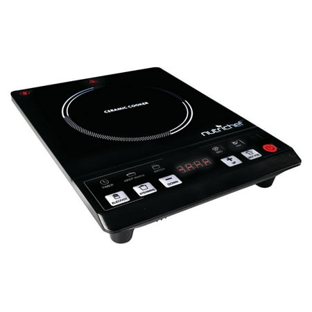 Nutrichef Pkst14 Ceramic-Induction Electric Glass Burner Cooktop