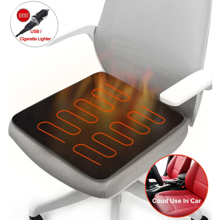 USB Heated Seat Cushion Electric Heating Home Office Chair Car Seat Warm Pad