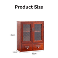 thumbnail image 1 of Armoire de Rangement Rétro en Bois Ancien Type Tiroir Boîte de Rangement Cosmétique Armoire de Rangement pour Parfums, 1 of 1