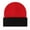 Redblack, variant on TOPTIE Beanie Hat 2-Tone Long Cuff Knit Color Block Winter Beanie Skull Cap for Men & Women-WhiteRed