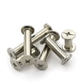 thumbnail image 4 of 8Mm M5 Electroplating Nickel Bench Screws Books Nuts Rivets Photo Albums Docking, 4 of 4