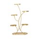 thumbnail image 3 of Soporte para flores, estante para plantas, soporte para macetas para decoración de sala de estar y estudio Dorado, 3 of 8