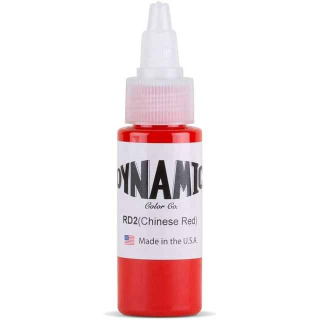 Encre de Tatouage Couleur Dynamique 1 Oz Rouge Chinois