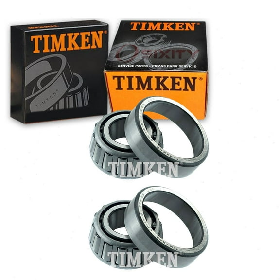 2 pc Timken Front Outer Wheel Bearing and Race Sets compatible with Chevrolet Chevelle 1964-1973