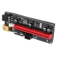 thumbnail image 3 of PCIE Riser, Interfaz 6P 4 Condensadores FP Práctico Y Práctico Cable De Extensión PCIE Para Mejorar La Fuente De Alimentación Para La Oficina Para El Hogar, 3 of 7